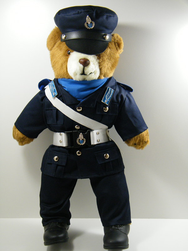 peluche poliziotto